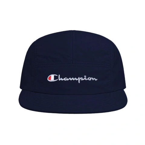 Boné Champion Fivel Panel Micro Script - Azul Marinho