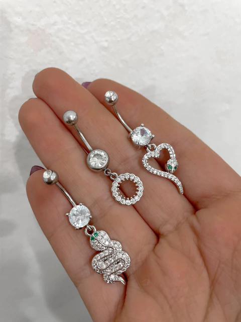 Piercing ombligo con colgante - comprar online