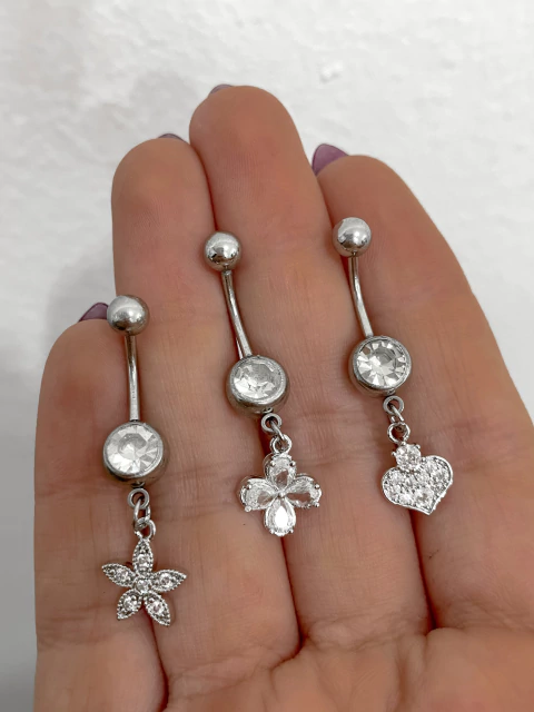 Piercing ombligo dije colgante - comprar online