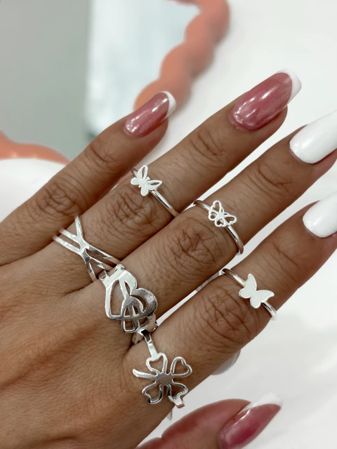 6 anillos surtidos - comprar online