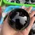 Esfera Obsidiana Negra Natural para Decoração de Casa, Cristal de Cura, Bola M - rituais seu joão