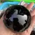 Esfera Obsidiana Negra Natural para Decoração de Casa, Cristal de Cura, Bola M - rituais seu joão