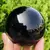 Esfera Obsidiana Negra Natural para Decoração de Casa, Cristal de Cura, Bola M - loja online