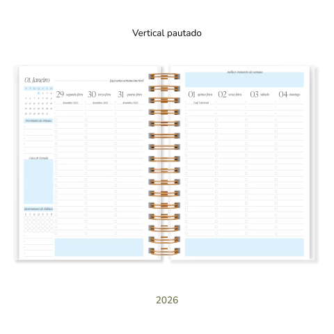 Planner - Variação azul - Empresarial - comprar online