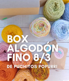 BOX ALGODÓN FINO 8/3 250 gramos