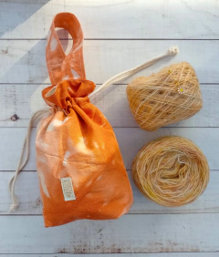 Porta ovillo y mohair, 100 gr de hilado. NARANJA - tienda online