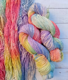 ARCOIRIS 155 gr. Algodón grosor medio efecto jean