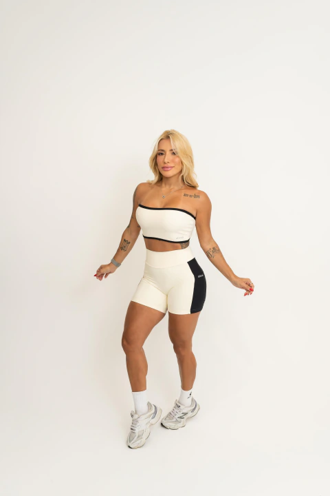 Short 2 bolsos off white