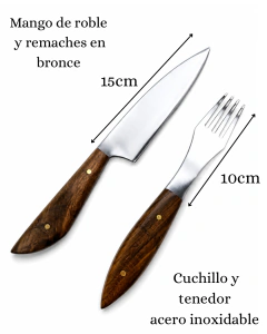 Imagen de Kit Parrillero “Paraná” Personalizado Laser Gratis