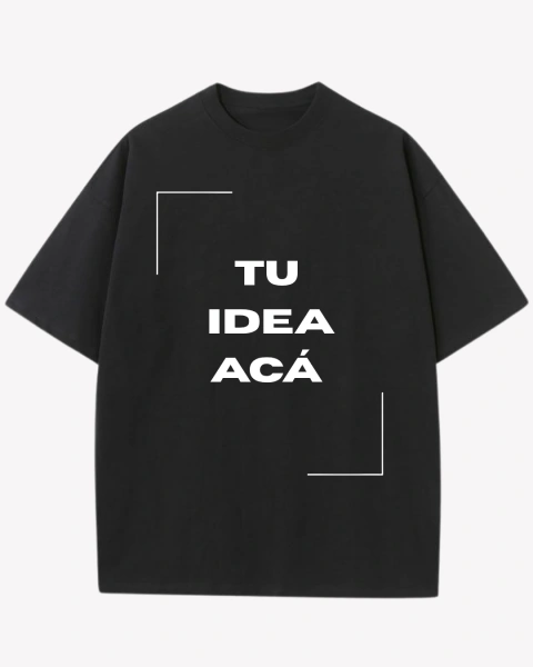 Remera Oversize Personalizada