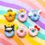 Borracha Formato Donuts Sanrio
