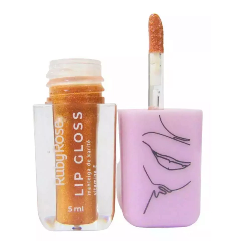 Lip Gloss com Glitter - 01 - Firefly - Ruby Rose - comprar online