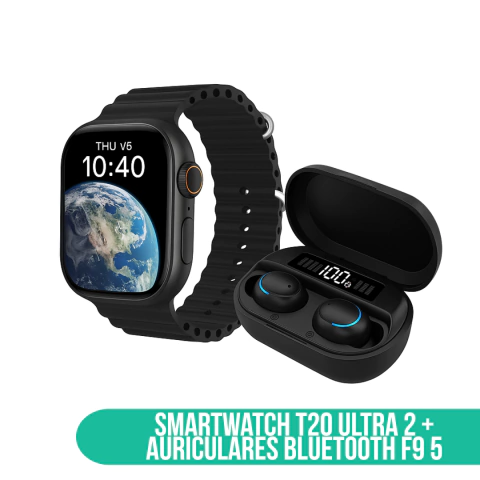 Smartwatch T20 Ultra 2 + Auriculares Bluetooth F9 5 - comprar online