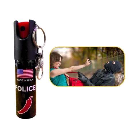 2 x 1 Llavero de Gas Pimienta