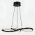 Luminária Pendente Moderno Led Integrado Preto 40w Bivolt - comprar online
