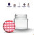 24 Potes De Vidro Mini Belém 150ml Tampa Metálica Vermelha - comprar online