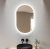 Espelho Oval Iluminado Led Luxo Elegante 60x40cm