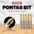Pontas Bit Ph2 50mm Magnética Titânio Antiderrapante 10 Pcs - comprar online