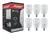 Kit 06 Lâmpada 50w Led Bulbo Branco Frio Alta Potência Avant Cor Da Luz Branco-frio