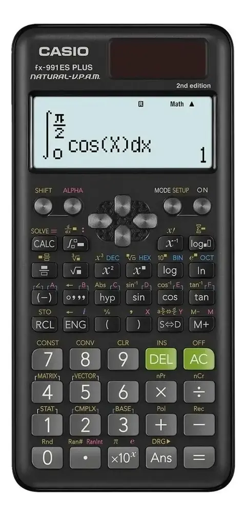 Calculadora Científica Casio Fx991esplus-2s4dt 417 Funções Cor Preto - comprar online