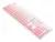 Kit de Keycaps Redragon Degradê Branco e Rosa ABNT2 ABS - comprar online