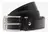 Cinto Democrata Fit Couro Prateado Com Fivela 0539-001 Tam.115