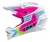 Capacete Motocross Infantil Protork Fast Next Trilha Offroad | Cor: Branco-rosa | Tam.56 - comprar online