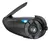 Intercomunicador Bluetooth Capacete Lookearth Q8 Mesh 3.0 1Km 6 Motociclistas