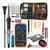 Kit Ferro Solda Soldador Estanho Multímetro Ajustável 60w,Kit De Ferro De Solda Elétrico De Temperatura Ajustável