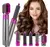 Escova Modeladora 5 Em 1 Secador Alisador Profissional Kit | Cor: Cinza/Roxo | 127v - comprar online
