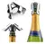 Tampa Para Champagne Espumante Rolha Inox Designe De Luxo