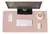 Mouse Pad Preto Tapete Mesa Couro Impermeavel Grande 90x40cm Cor Rosa