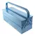 Caixa de ferramentas Com 5 Gavetas Fercar 07 de metal 20cm x 50cm x 21cm azul