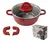 Panela Caçarola Alumínio E Cerâmica 16cm C/pegador Silicone - comprar online