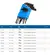 Jogo De Chave Allen Curta De 1.5 A 10 Mm Com 9 Peças Gedore - comprar online