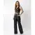 Calça Feminina Pantalona Paola Couro Legítimo Igne Bull Tam.44 - comprar online
