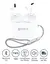 Fone de Ouvido Bluetooth Hrebos EarBuds Branco com Cancelamento de Ruído - comprar online