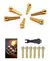 Kit 6 Pinos Violão Aço Dourado + Extrator Saca Pinos Luxo - comprar online