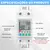 Disjuntor Inteligente Corrente Switch 63a Wi-fi Tuya 80-300v - comprar online