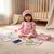 Boneca Bebê Reborn Silicone Realista Com Vestido Rosa Pode Dar Banho - comprar online