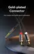 Cabo Auxiliar P2 X 2 Rca Stereo Blindado Som 1 Metro Vention - comprar online