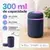 Difusor Aromatizador Umidificador 300 Ml Luz Rgb Preto Fosco na internet