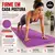 Tapete De Yoga Rubber Fit Tpe Biodegradável 6mm. Cor Preto e verde - comprar online
