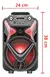 Caixa Som Bluetooth Vibe Sound V8 Power 340w Rms Boombox Party Microfone Portátil Fm Usb na internet