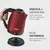 Chaleira Elétrica Premium Mondial, 1200W - CE-06-R | Voltagem: 127V | na internet