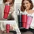 Copo Térmico Inox 1,2l Com Alça, Tampa, SEM Canudo Inox E Escova Cor Vermelho Lisa na internet