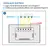Interruptor Inteligente Wifi Novadigital 3 Teclas Botões Touch Tuya Smart Life Alexa Google 110v 220v Bivolt 4x2 Lite na internet