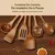 Kit 6 Utensilios Cozinha Madeira Preimium Jogo Colheres na internet