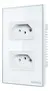 Tomada Dupla Inteligente Intelbras Ets 1002 Smart Branco - As vezes tem POA Zona Sul
