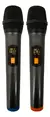 Kit 2 Microfone Sem Fio Profissional Bluetooth Led Com Receptor Para Karaoke Igreja, Palestra na internet